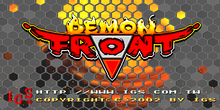 Demon Front (ver. 105) Title Screen